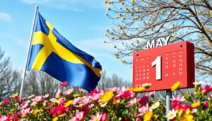 Är första maj en röd dag? Fakta och lista 2026