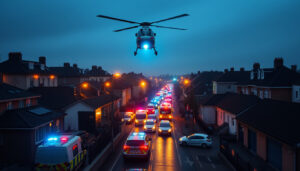 SOS Alarm händelser Göteborg: olyckor, helikopter, gängvåld